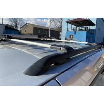 Поперечный багажник на обычные рейлинги под ключ Для BMW X5 E-53 1999-2006-6