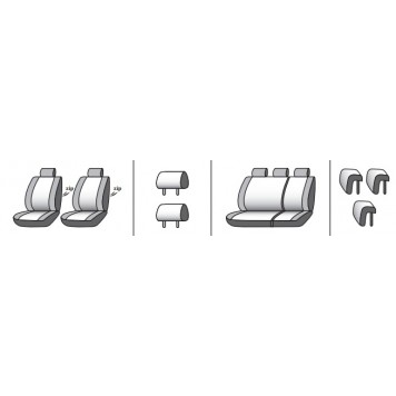 Чехлы на сиденья Kia Picanto 2011-9