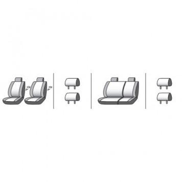 Чохли на сидіння Landwind X6 2005-9