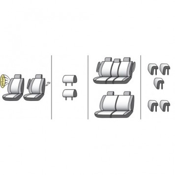 Чохли на сидіння Mazda 5 2005-2010-9