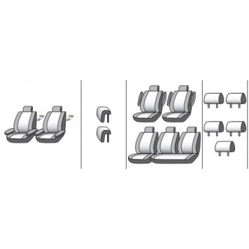 Чохли на сидіння Mercedes Vito 2010-9