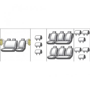 Чохли на сидіння Mercedes Vito 2014-9