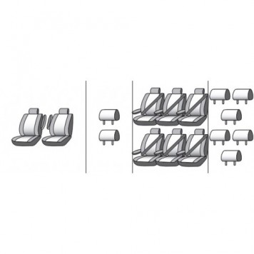 Чехлы на сиденья Mercedes Sprinter 2010-2018-9