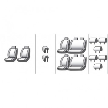 Чохли на сидіння Mercedes Vito 2003-2014-9