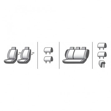 Чохли на сидіння Mitsubishi Carisma 2000-2004-9