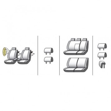 Чохли на сидіння Mitsubishi Grandis 2003-2011-9