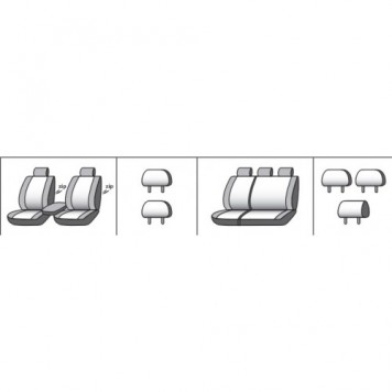 Чохли на сидіння NISSAN X-Trail 2001-2007-9