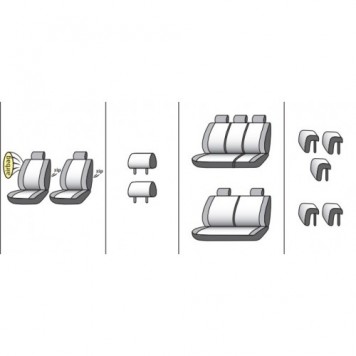 Чохли на сидіння NISSAN Qashqai +2 2010-2013-9