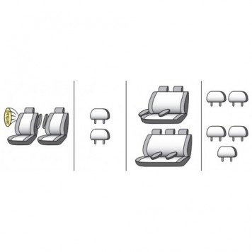 Чохли на сидіння Opel Vivaro 2001-2014-9