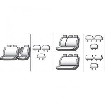 Чохли на сидіння Opel Vivaro 2001-2014-9