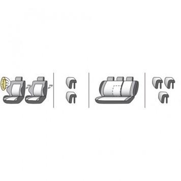 Чохли на сидіння Peugeot 508 2010-9