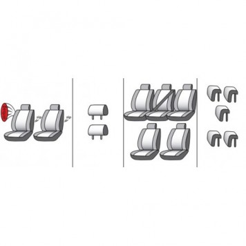 Чохли на сидіння Peugeot 807 2002-2014-9