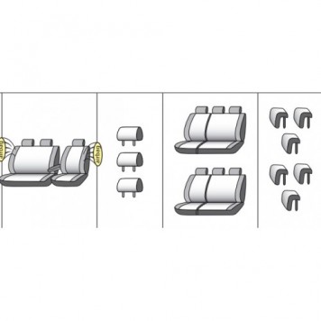 Чехлы на сиденья Peugeot Traveller 2016-9