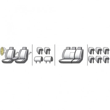 Чохли на сидіння Renault Megane 3 2008-9