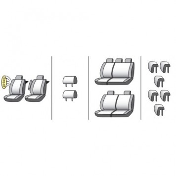Чохли на сидіння Renault Lodgy 2016-9