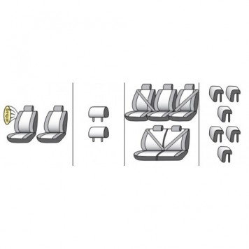 Чохли на сидіння Seat Alhambra 2015-9