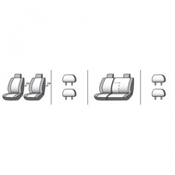 Чохли на сидіння Subaru Outback 2009-2014-9