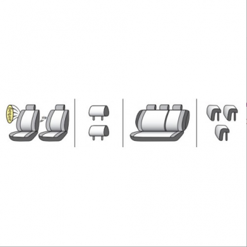 Чохли на сидіння Subaru Outback 2009-2014-9