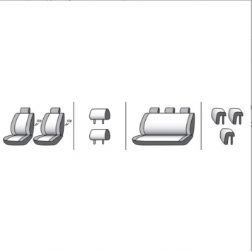 Чехлы на сиденья Toyota Hi-Lux 2011-9