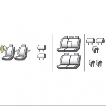 Чохли на сидіння Toyota Land Cruiser Prado 2006-2009-9