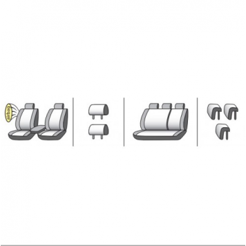 Чохли на сидіння Toyota Auris 2012-9