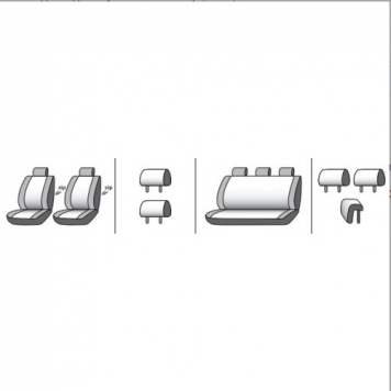 Чохли на сидіння Toyota Hi-Lux 2016-9