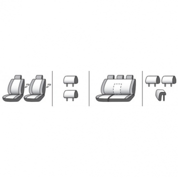 Чохли на сидіння Toyota Hi-Lux 2016-9