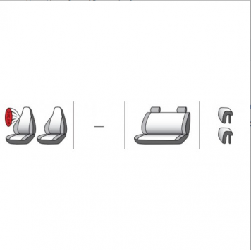 Чохли на сидіння Toyota Aygo 2005-9