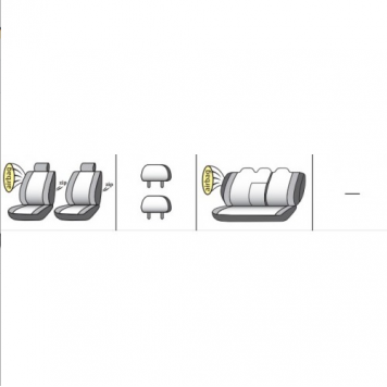 Чохли на сидіння Toyota Camry XV55 2014-2017-9