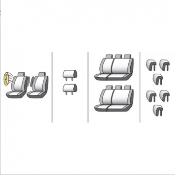 Чохли на сидіння Toyota ProAce 2016-9