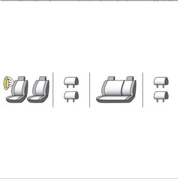 Чохли на сидіння Toyota Corolla E12 2000-2006-9