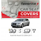 Чохли модельні Audi A6 Avant (C-6) 2004-2011 (універсал) Чохли модельні Audi A6 Avant (C-6) 2004-2011 (універсал)