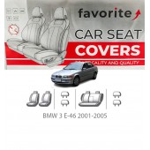 Чохли модельні BMW 3 E-46 2001-2005 (седан) Чохли модельні BMW 3 E-46 2001-2005 (седан)