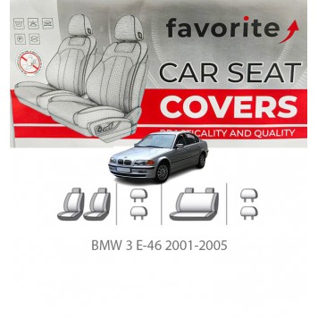 Чохли модельні BMW 3 E-46 2001-2005 (седан)