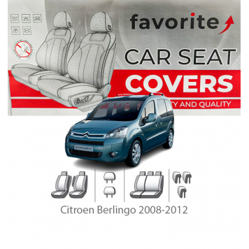 Чехлы модельные Citroen Berlingo 2008-2012