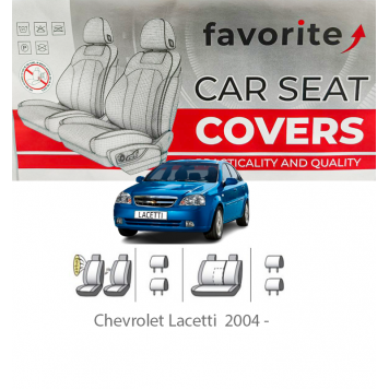 Чехлы модельные Chevrolet Lacetti с 2004 года (седан)