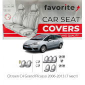 Чохли модельні Citroen C4 Grand Picasso 2006-2013 (7 місць) Чохли модельні Citroen C4 Grand Picasso 2006-2013 (7 місць)