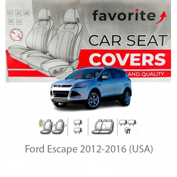 Чохли модельні Ford Escape  2012-2016 (USA)