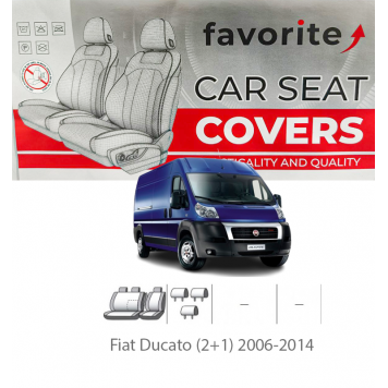 Чохли модельні Fiat Ducato (2+1) 2006-2014