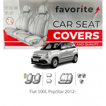 Чехлы модельные Fiat 500L PopStar с 2012 года