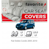 Чехлы модельные Fiat Doblo Combi 2005-2010 (минивэн) Чехлы модельные Fiat Doblo Combi 2005-2010 (минивэн)