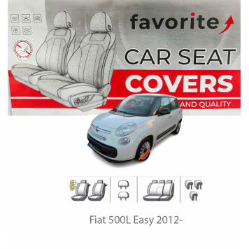 Чехлы модельные Fiat 500L (Easy) с 2012 года (универсал)