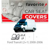 Чехлы модельные Ford Transit (2+1) 2000-2006