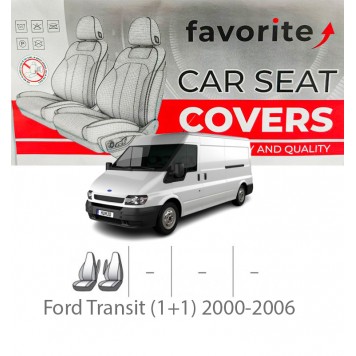 Чехлы модельные Ford Transit (1+1) 2000-2006