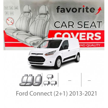 Чохли модельні Ford Connect (2+1) 2013-2021