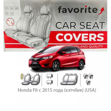 Чохли модельні Honda Fit з 2015 року (хетчбек) (USA)