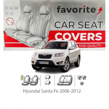 Чохли модельні Hyundai Santa Fe 2006-2012