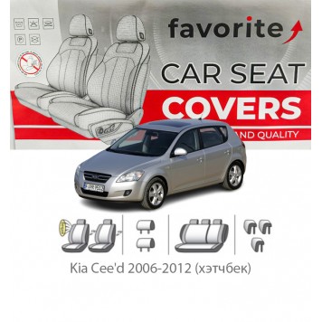 Чехлы модельные Kia Cee'd 2006-2012 (хэтчбек)