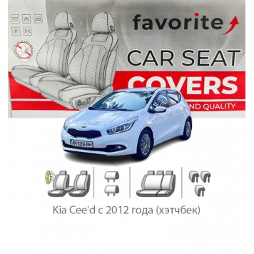 Чохли модельні Kia Cee’d з 2012 року (хетчбек)