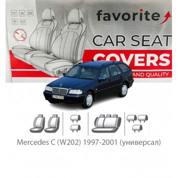 Чохли модельні Mercedes (C-Class W202) 1997-2001 (універсал)